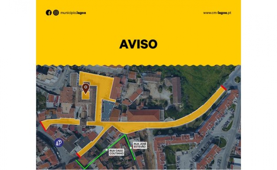 21ª Mostra do Doce Conventual de Lagoa | Alteração Temporária de Circulação Rodoviária