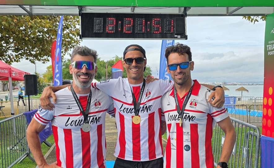 LOULETANO É TERCEIRO POR EQUIPAS NO CAMPEONATO NACIONAL DE AQUATLO