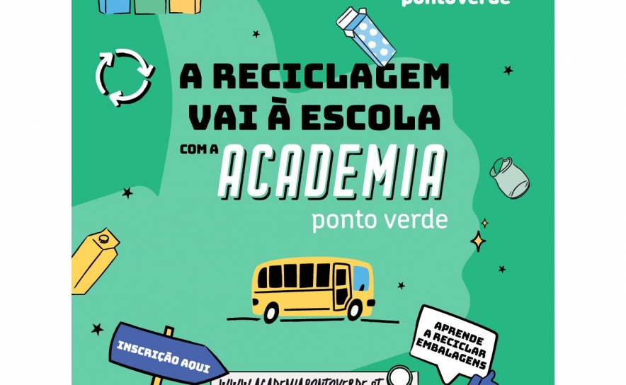 Inscrições abertas: a reciclagem de embalagens vai às escolas com a Academia Ponto Verde