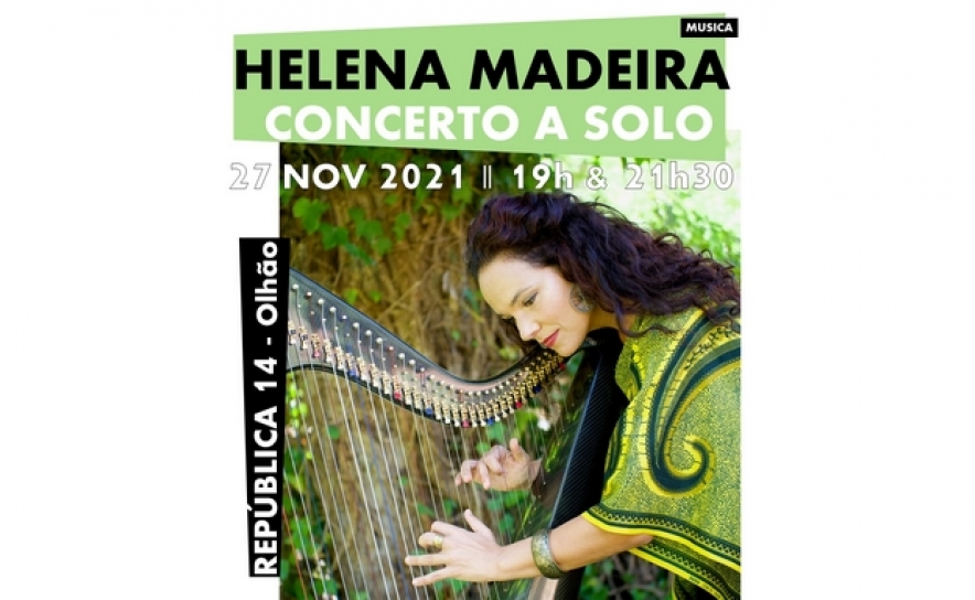 HELENA MADEIRA em concerto a solo de harpa e voz