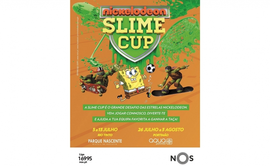 INICIATIVA NICKELODEON SLIME CUP CHEGA AO ALGARVE