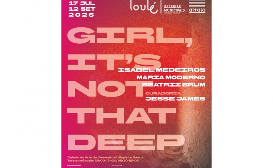 Últimos dias para visitar a Exposição Girl, Its Not That Deep  na Galeria do Convento do Espírito Santo