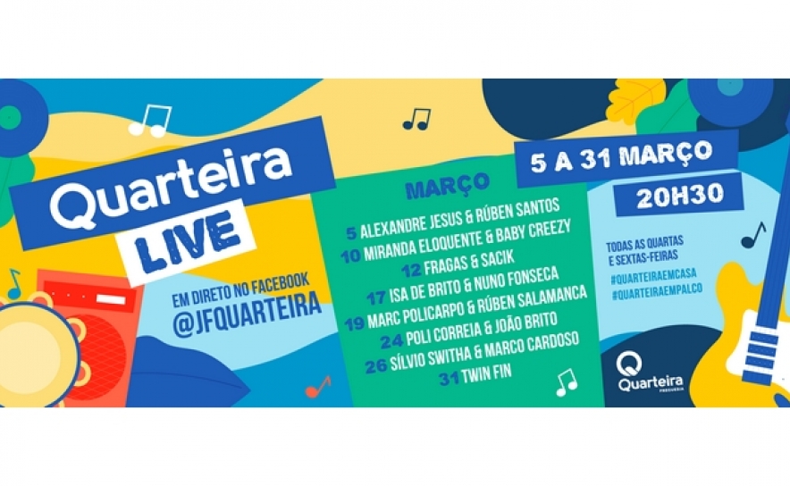 «Quarteira Live» leva música a casa no mês de março 