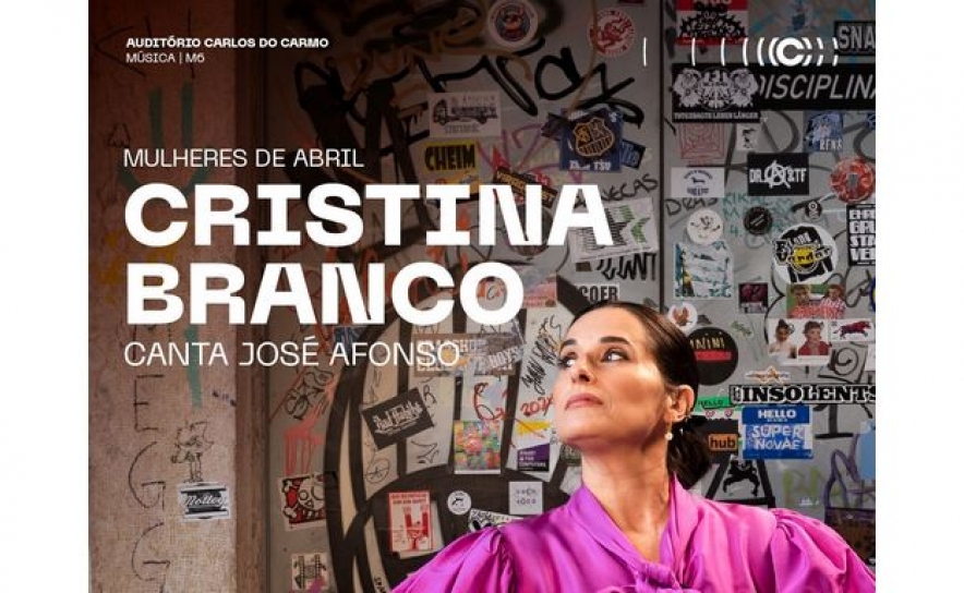 Espetáculo «Mulheres de Abril» – Cristina Branco canta José Afonso  