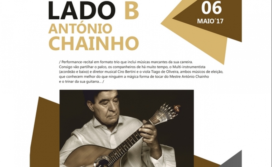 ANTÓNIO CHAINHO ATUA NO TEATRO MASCARENHAS GREGÓRIO A 6 DE MAIO