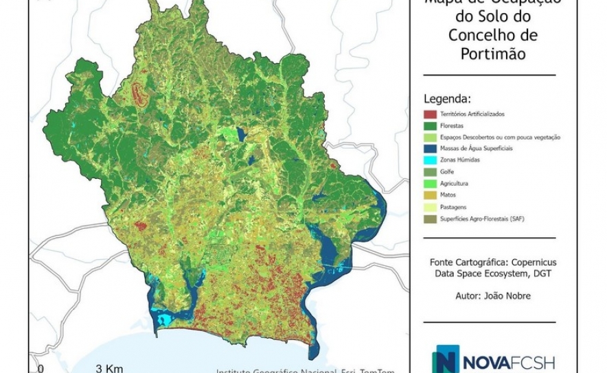 Projeto académico e científico traça retrato de 100 anos de evolução da ocupação e uso do solo em Portimão