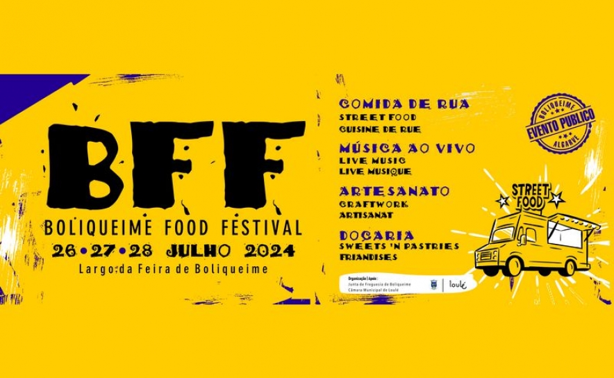 Boliqueime Food Festival está de volta com propostas de street food e muito mais 