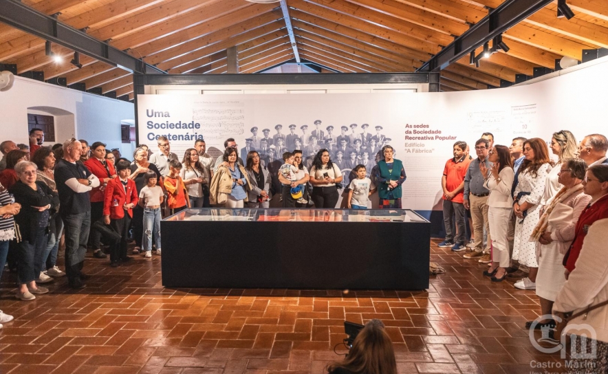 Inauguração da exposição na Casa do Sal