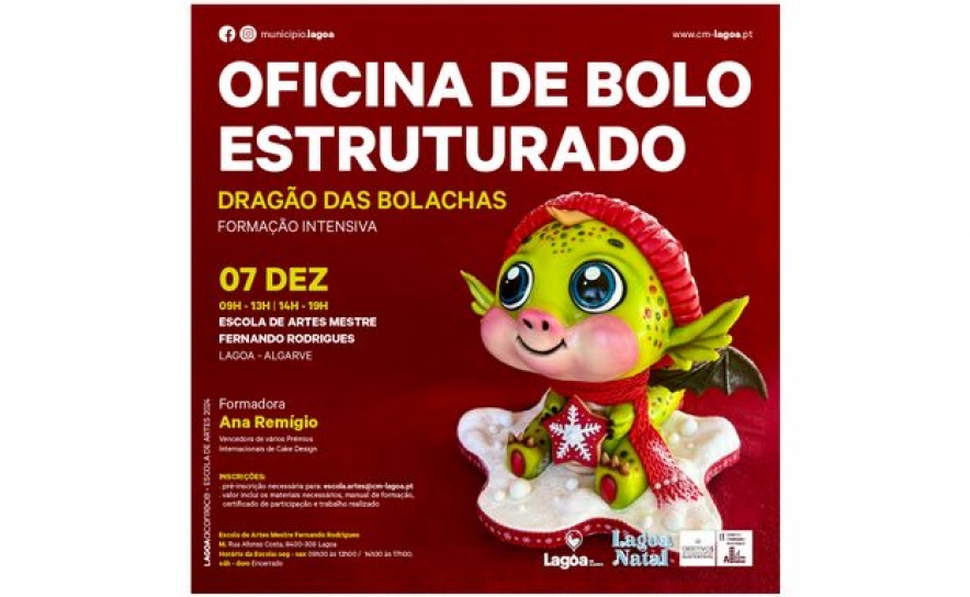 Oficina de Bolo Estruturado - Dragão das Bolachas