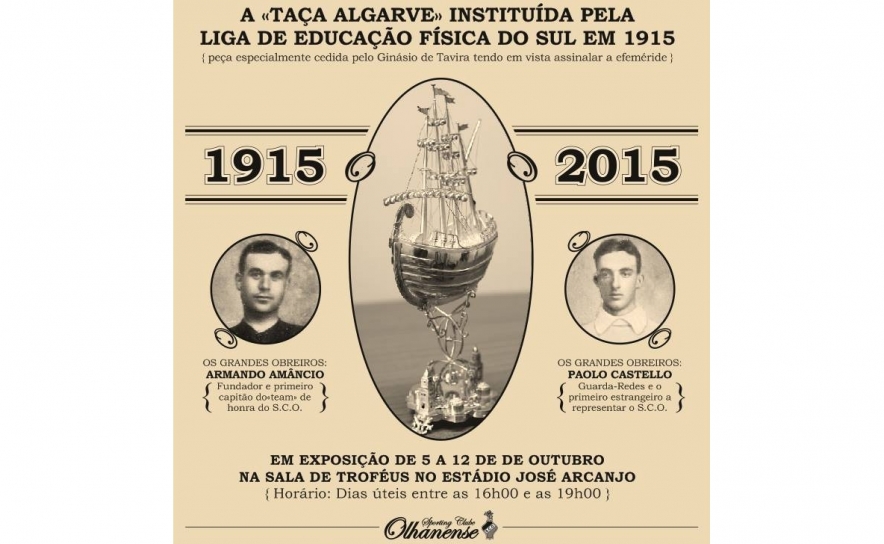 Sporting Clube Olhanense assinala centenário da conquista do primeiro troféu