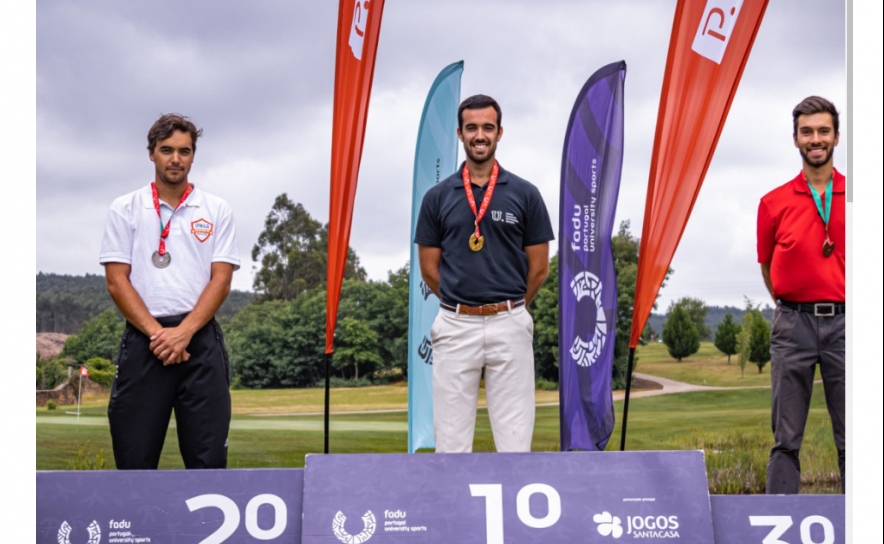 Aluno da UAlg volta a subir ao pódio no CNU Golfe