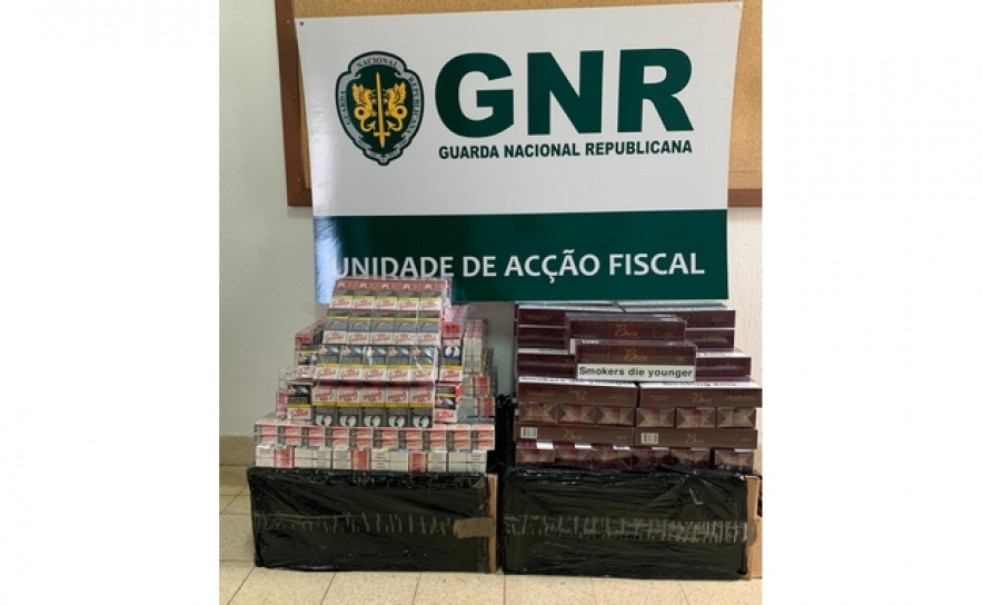Lagoa e Albufeira - Apreensão de 20 000 cigarros de contrabando 