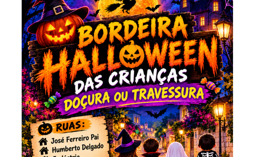 Bordeira – Halloween (Halloween das Crianças + Festa Anos 80) em Bordeira