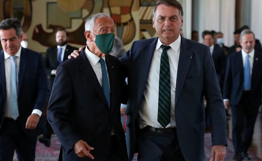 Marcelo recebido por Bolsonaro para encontro de trabalho seguido de almoço