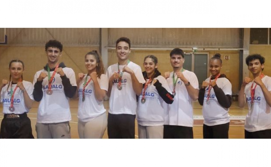 Estudantes da UAlg conquistam medalhas de prata e bronze em CNU de Kickboxing