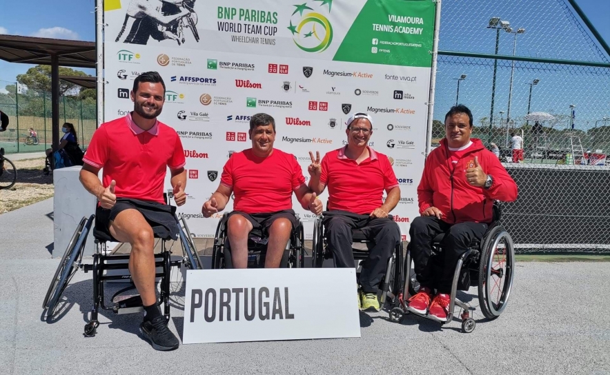 Fábio Reis estreante na Seleção Nacional Portuguesa de Ténis de cadeira de rodas