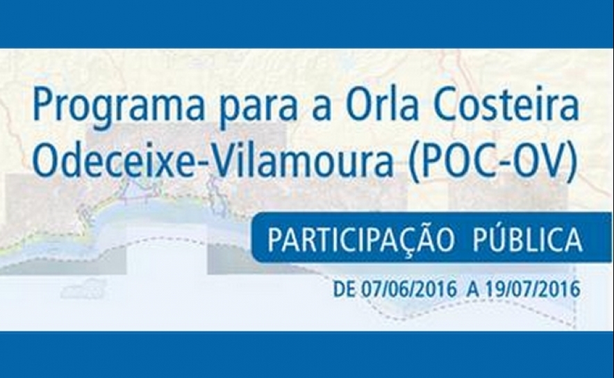 PROGRAMA PARA A ORLA COSTEIRA ODECEIXE-VILAMOURA ESTÁ EM CONSULTA PÚBLICA