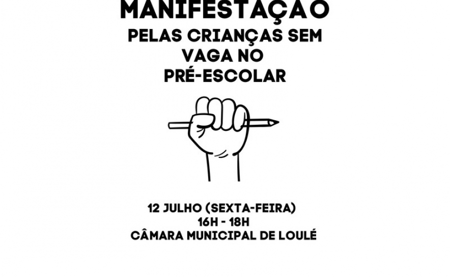  Manifestação pela Falta de Vagas no Pré-Escolar em Loulé