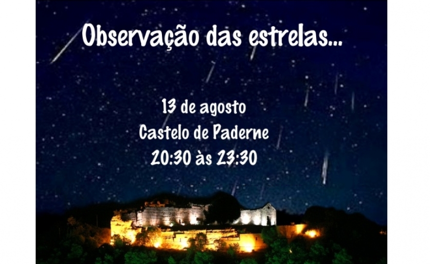 Noite de Estrelas Cadentes no Castelo de Paderne