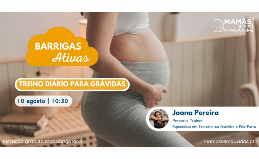 Barrigas Ativas: Mamãs aprendem a manter uma rotina de exercício físico durante a gravidez