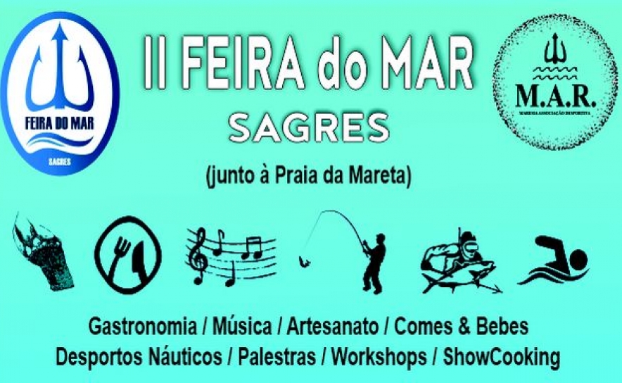 O Maior Evento Dedicado ao Mar está de volta a Sagres, este dia 6, 7 e 8 de setembro: a 2ª FEIRA DO MAR